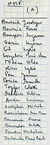 SIDI BEL ABBES COLLEGE MODERNE DE JEUNES FILLES 1957 1 ERE MA 